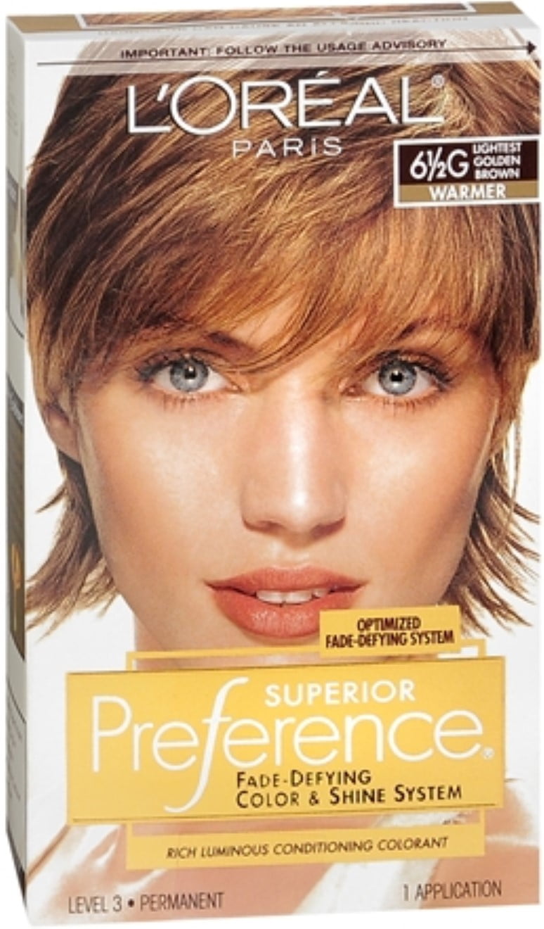 L'Oreal Superior Preference - 6-1/2G Lightest Golden Brown (Warmer) 1 ea (Pack of 4)