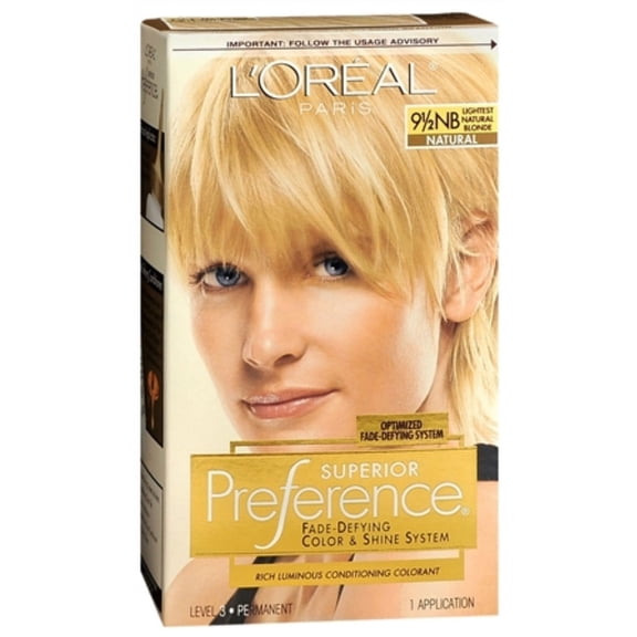L'Oreal Superior Preference - 9-1/2NB Lightest Natural Blonde (Natural) - (Pack of 4)
