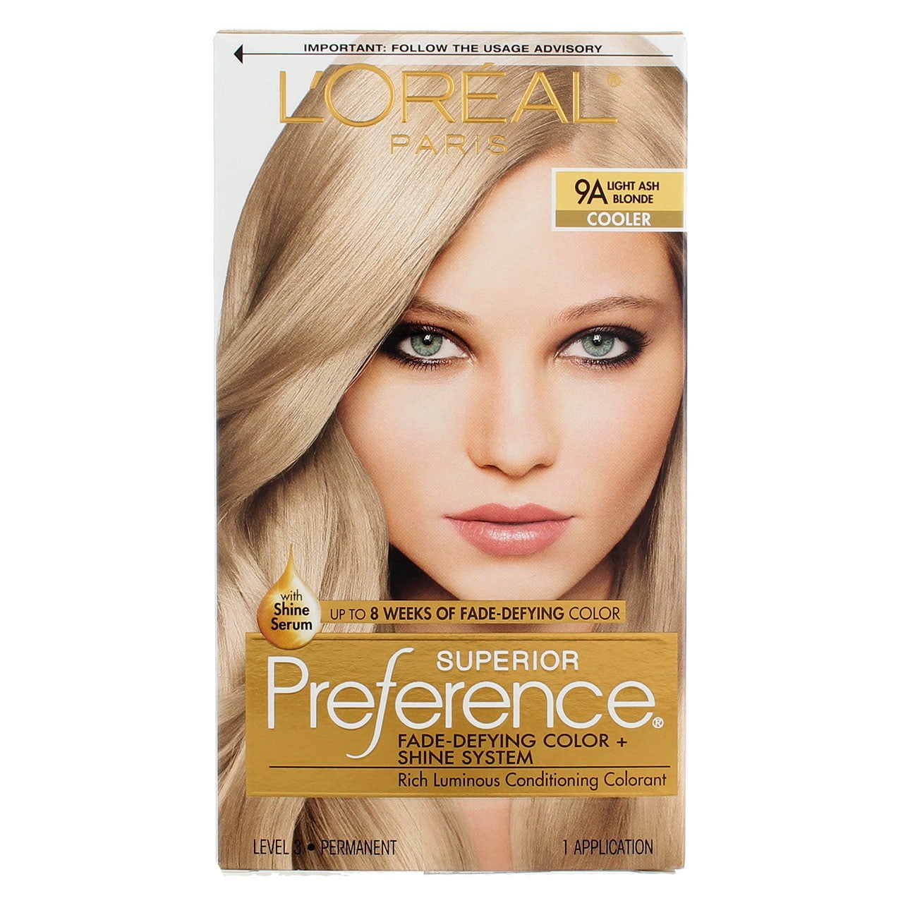L'Oreal Superior Preference - 9A Light Ash Blonde (Cooler) 1 Each (Pack of 3)