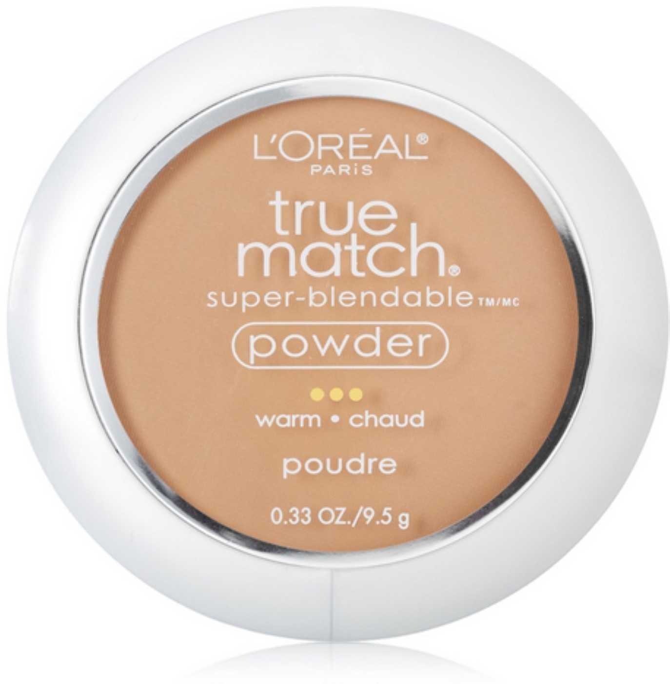 L'Oreal True Match Powder, Sun Beige [W6], 0.33 oz (Pack of 2)