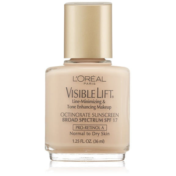 L'oreal Visible Lift Line-minimizing and Tone-enhancing Makeup, Normal/Dry Skin, Light Ivory, 1.25-Fluid Ounce C9