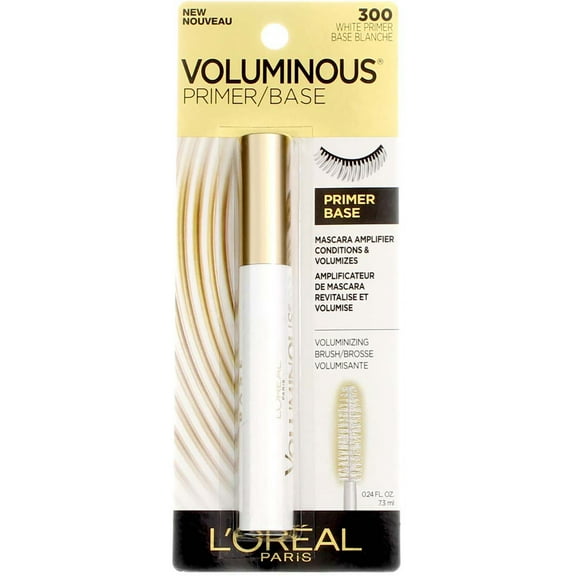 L'Oreal Voluminous Primer Mascara, Primer 0.24 oz (Pack of 2)