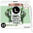 L. Organic Cotton Tampons Regular Absorbency, 42 Ct