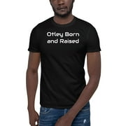 L Otley Born And Raised Short Sleeve Cotton T-Shirt By Undefined Gifts