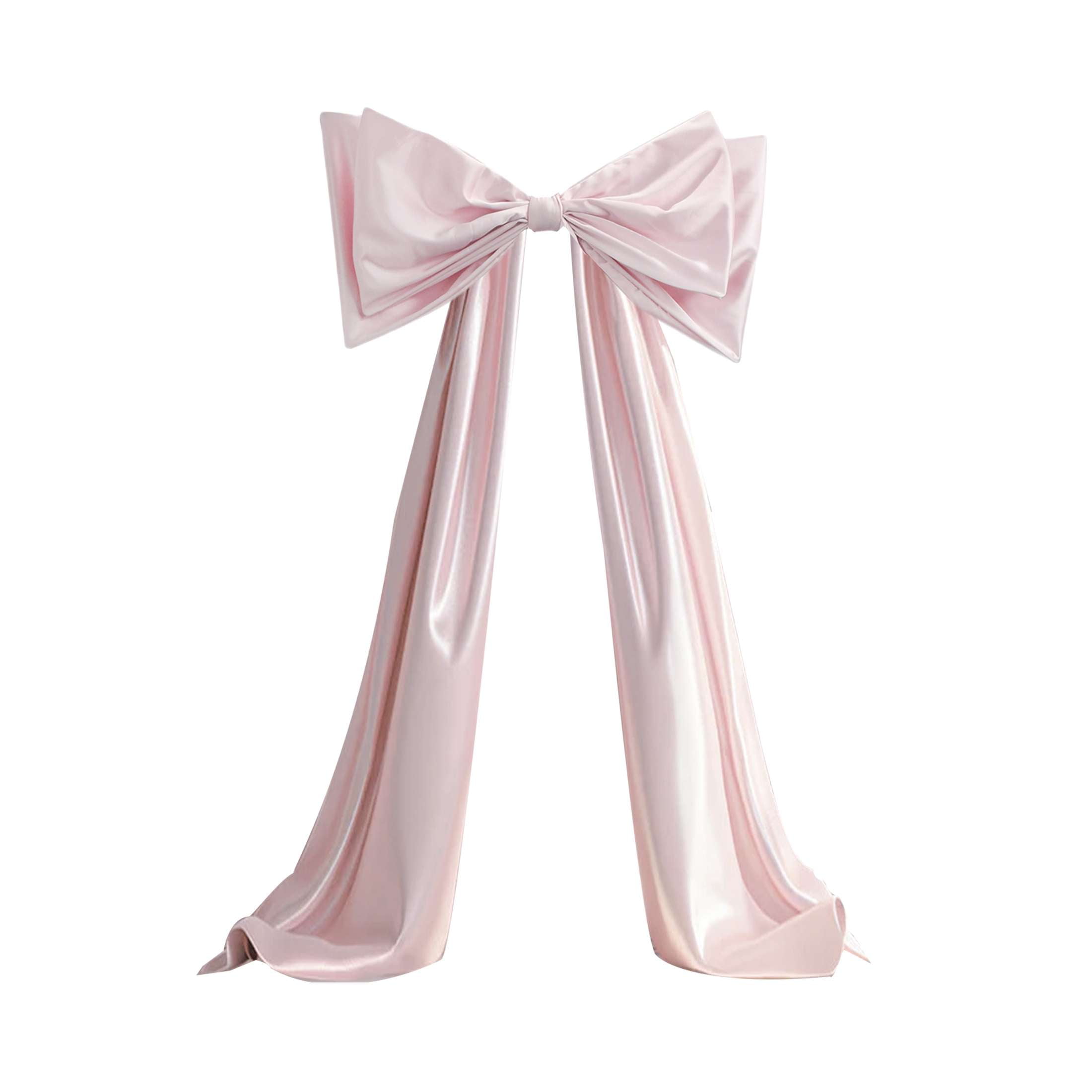 Large Satin Decorative Bow, Pink, 85", Valentine's Day by Way To Celebrate