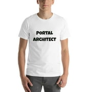 L Portal Architect Fun Style Short Sleeve Cotton T-Shirt By Undefined Gifts