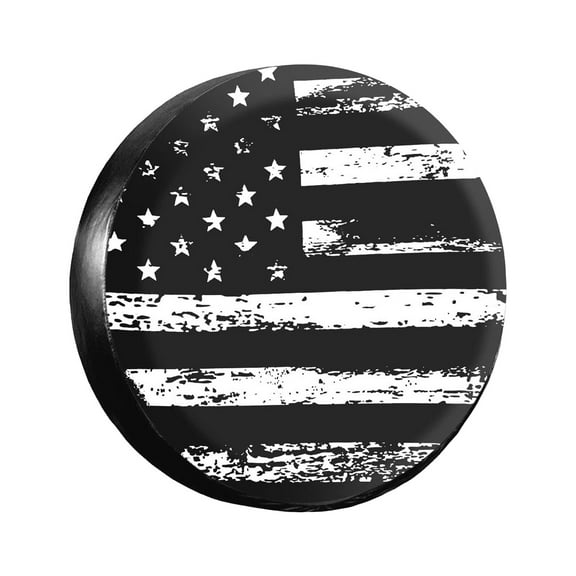 L Pvc Leather Spare Tire Cover For Suvs Trailers With Sun Protection And Waterproof Design Fits Tires Up To 30 Inches Diameter Large Size Heavy Duty Material 1Pc