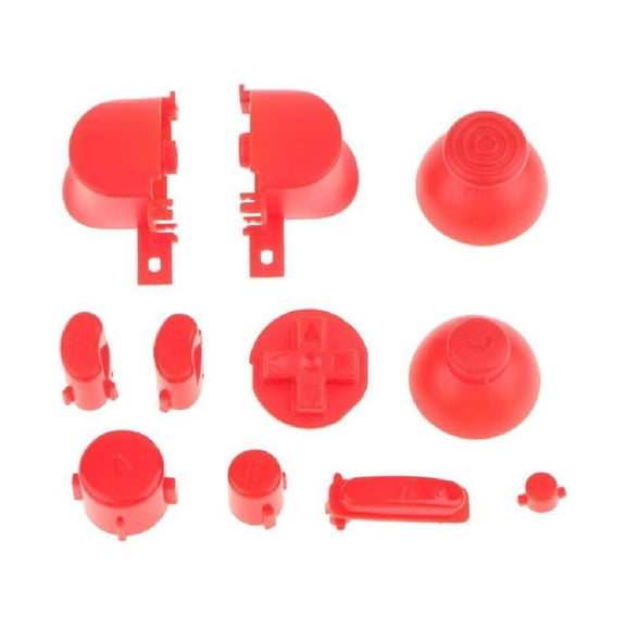 L R ABXY Z Keypads Buttons With 3D Thumbsticks Caps For GameCube Controller For NGC