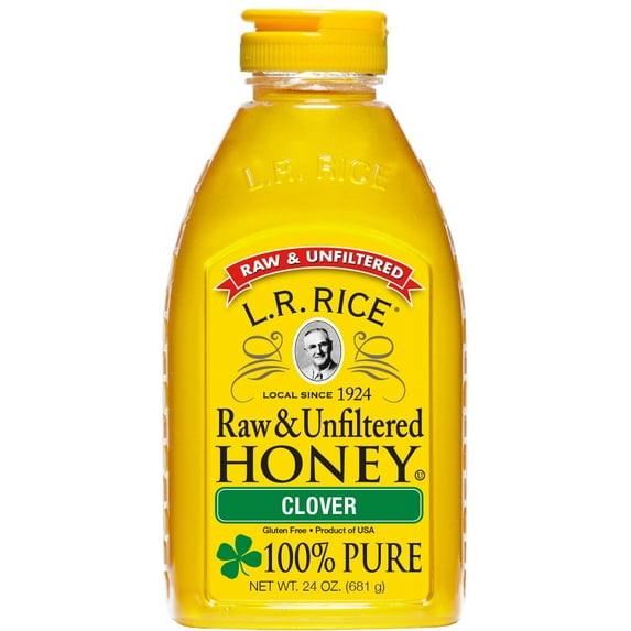 L. R. RICE Clover Honey 24oz