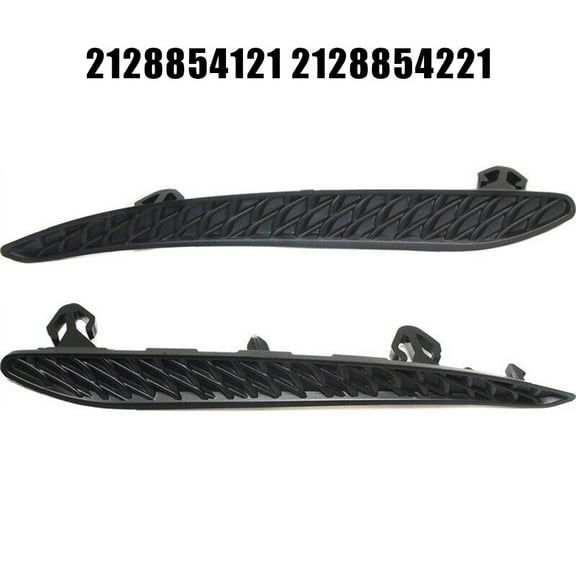 L&R Rear Bumper Grille Trim For Mercedes For Benz W212 E Class 2014 2016 Compatible With E250 E350 E400 E63 S E300 E550 Models