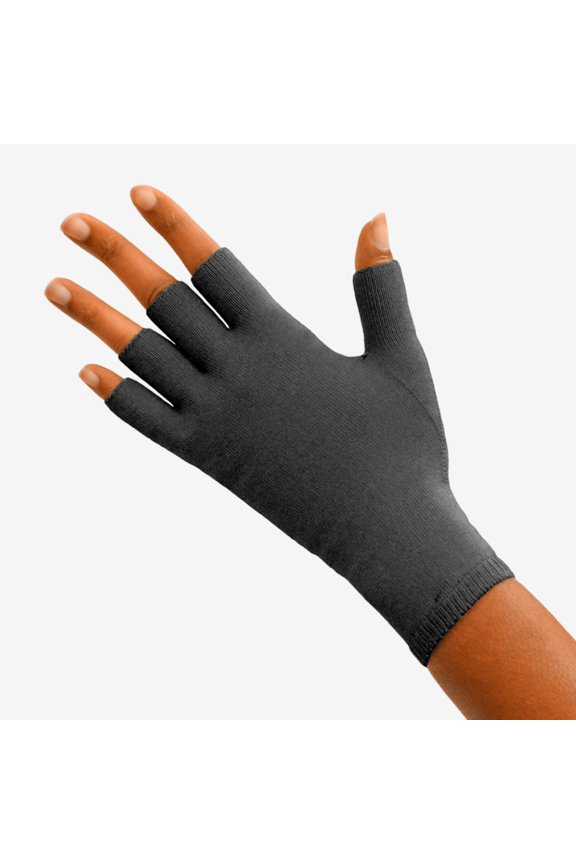 L&R USA Solaris ExoSoft Glove - 20-30 mmHg Half Black X-Large