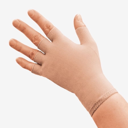 L&R USA Solaris ExoSoft Glove - 20-30 mmHg Quarter Beige Large