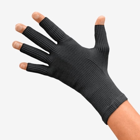 L&R USA Solaris ExoStrong Glove - 20-30 mmHg Full Black Small