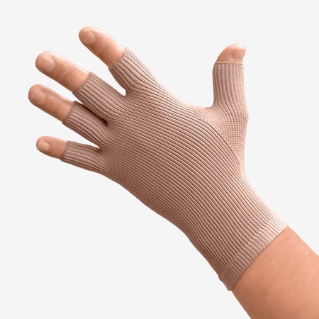 L&R USA Solaris ExoStrong Glove - 20-30 mmHg Half Beige Small