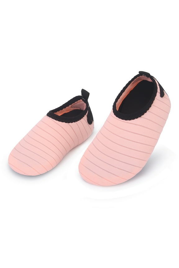 Boys Girls Quick Dry Athletic Water Shoes Aqua Socks for Beach Swimming Pool Grey 18-24 Months