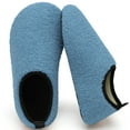 thumbnail image 1 of L-RUN Women Men Cozy Slippers Velvet Lining Indoor House Slippers, 1 of 7