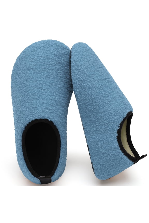 Women Men Cozy Slippers Velvet Lining Indoor House Slippers