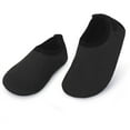 thumbnail image 1 of L-RUN Infant Non Slip Slippers Baby First Shoes for Walking Black 12-18 Months, 1 of 6