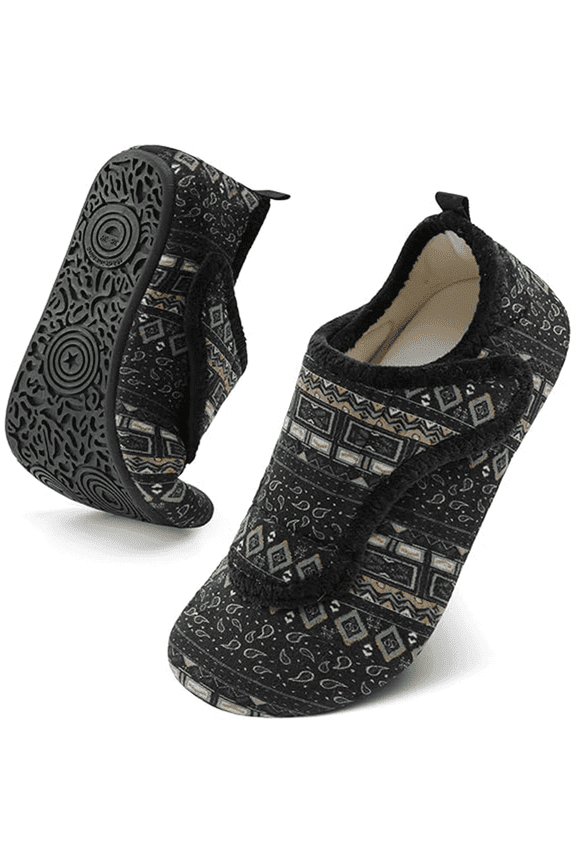 Men Women Shoes Adjustable Bedroom Slippers Warm Arthritis Edema Indoor Slippers