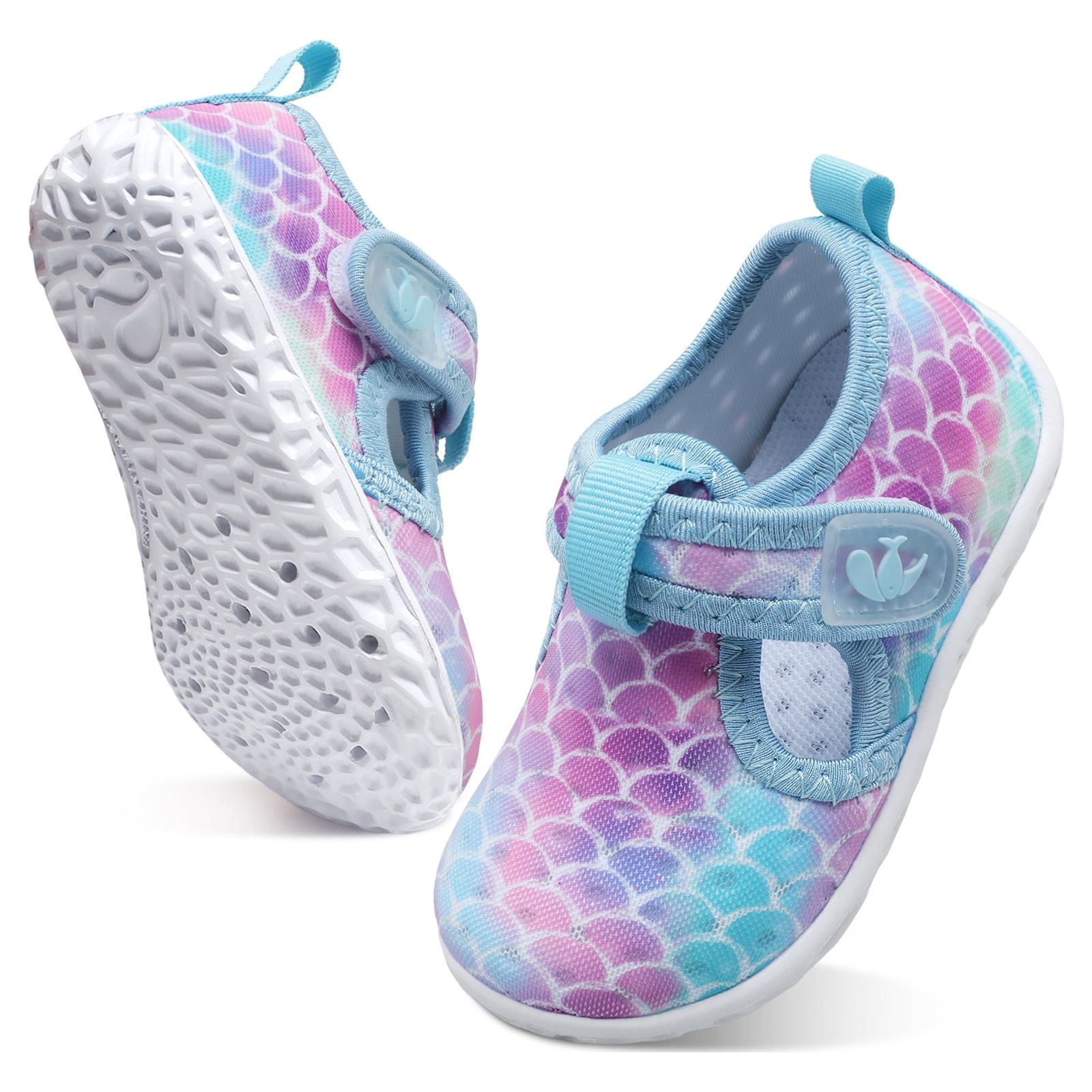 FEETCITY Kids Water Shoes - Quick-Dry Aqua Socks For Beach, Swimming, & Outdoor Sports