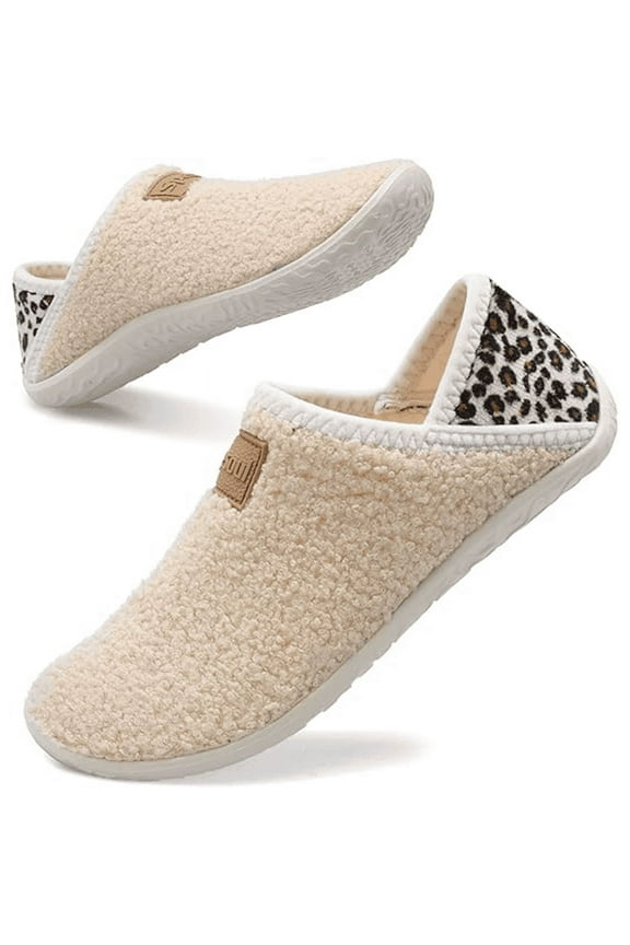Women Fuzzy Fleece Slipper Indoor Outdoor Warm Winter House Shoes