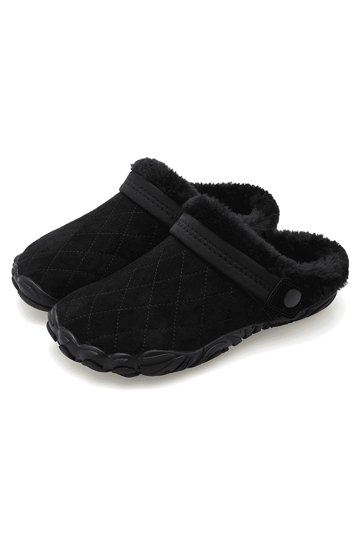 Black Fur Slides display picture 1