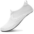 thumbnail image 1 of L-RUN Womens Mens Outdoor Water Shoes Aqua Socks for Beach Swim Surf Yoga Sport White 12-13 Women / 10-11 Men, 1 of 6