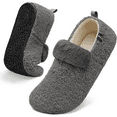 thumbnail image 1 of L-RUN Womens Mens Slippers Soft Curly House Shoes Cozy Slippers with Fleece Lining for Indoor and Outdoor, 1 of 6