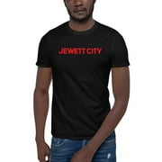 L Red Jewett City Short Sleeve Cotton T-Shirt By Undefined Gifts
