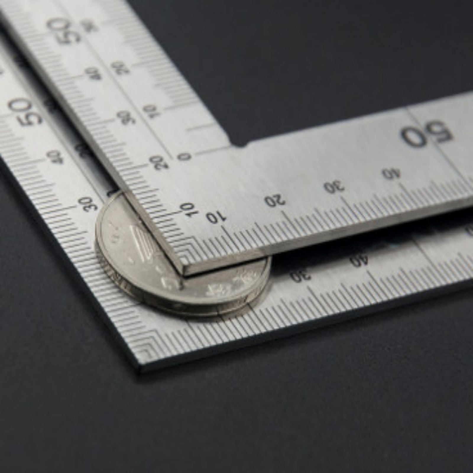 L Ruler Thickened Stainless Steel Ruler - Walmart.com