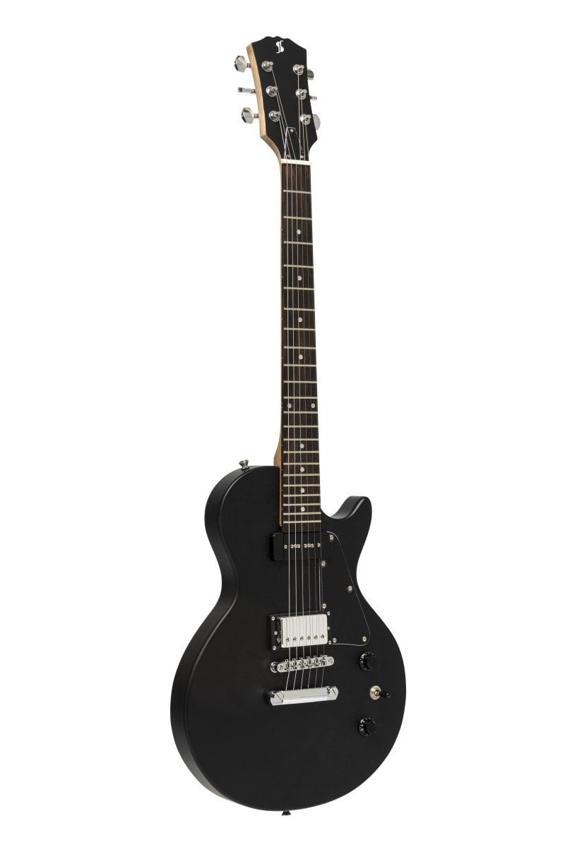 Stagg 26835 L Series Electric Guitar Humbucker P90 - Black