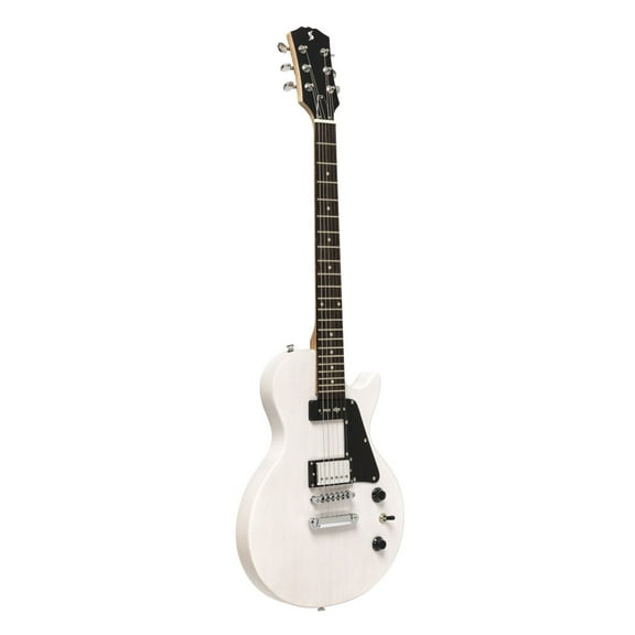 Stagg 26836 L Series Electric Guitar, Humbucker P90 - White