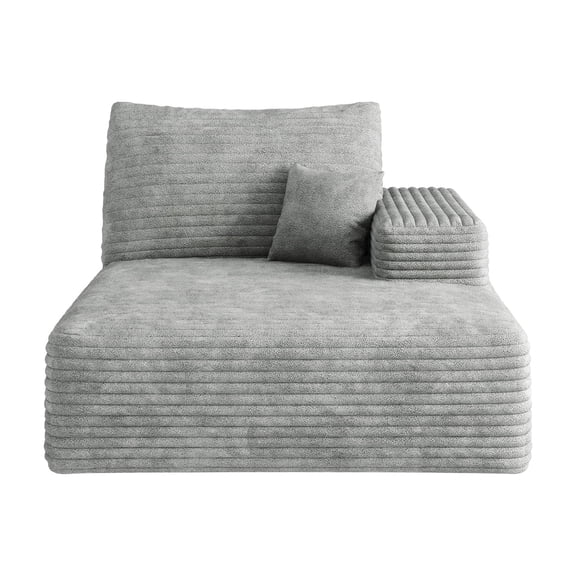L-SLEEPER-GREY sofa left sleeper grey