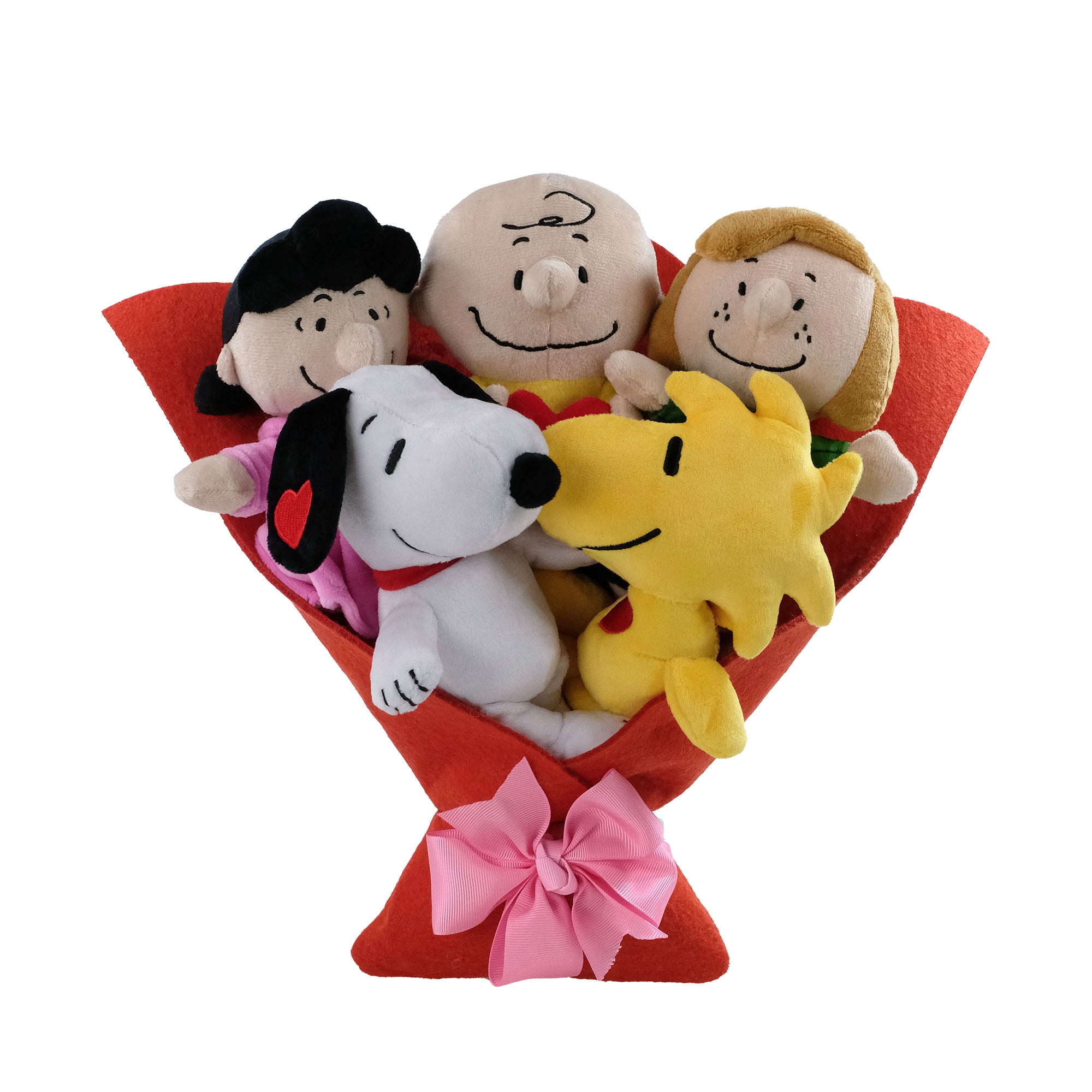 Large Peanuts Plush Bouquet, 13", Valentine's Day by Ruz