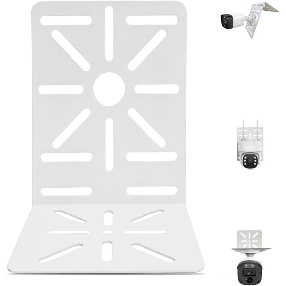 L-Shape CCTV Camera Bracket, Universal Security Camera Wall Mount Bracket | L-Shape Design, Heavy Duty Steel, Wide Compatibility, Rust Resistant, Wall Ceiling Mount, Easy Installation