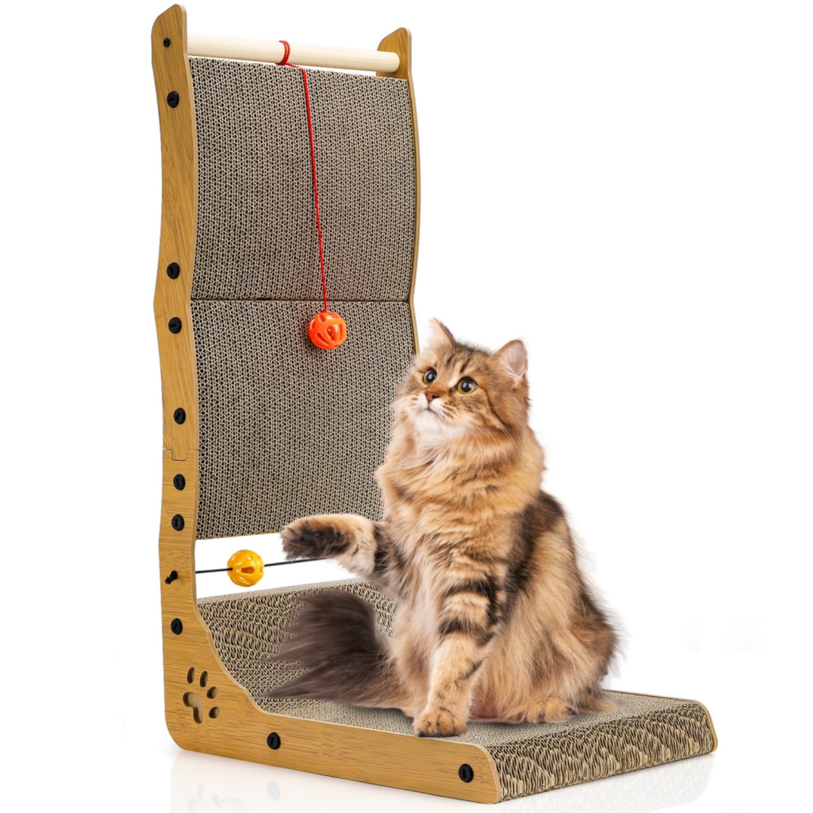 Scratch Ramp L Shape Cat Scratcher, 26.8