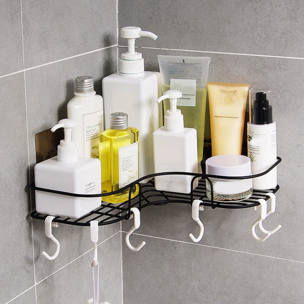 LShape Corner Shelf, Bathroom Stand Shelf Shower Caddy Corner Floating