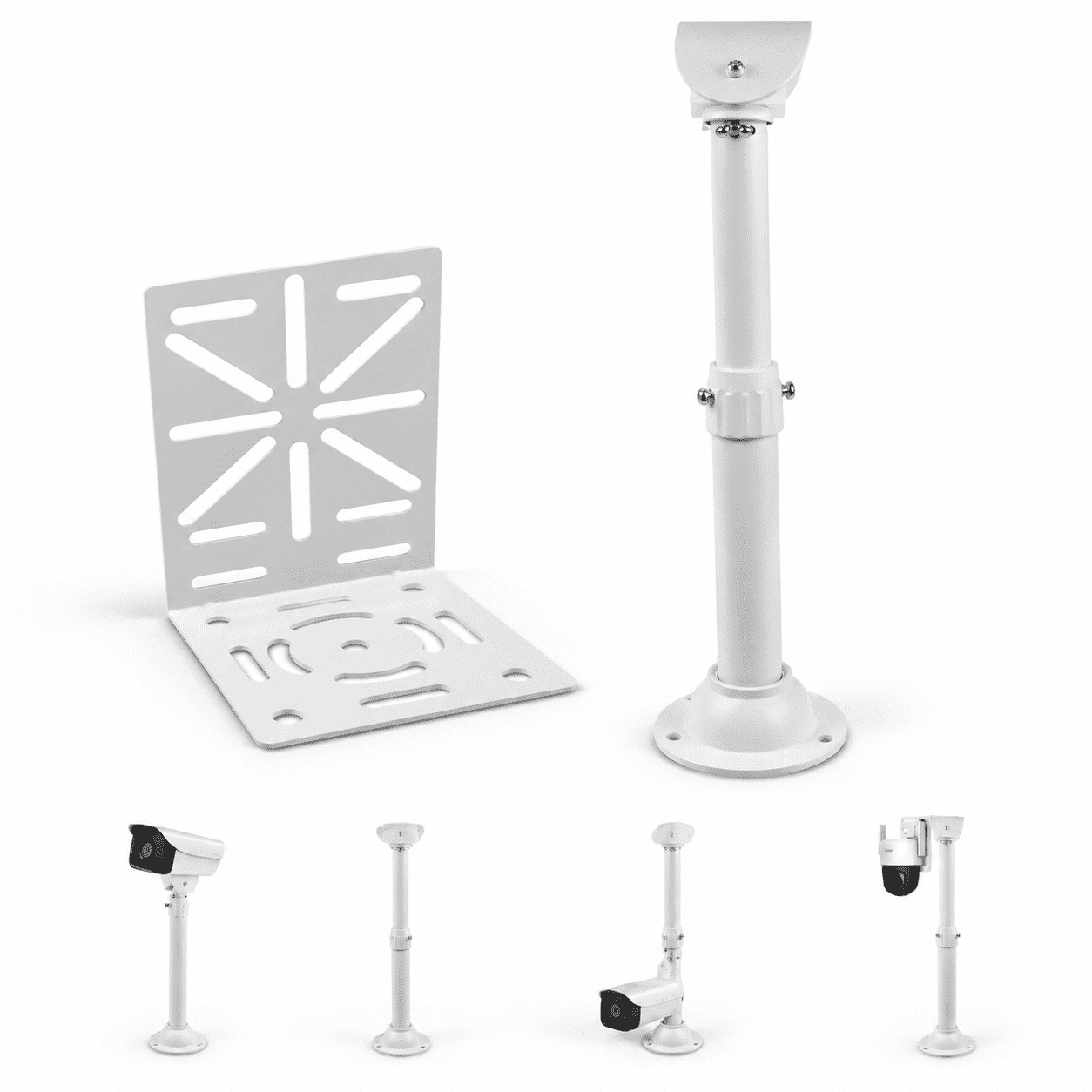 L-Shape Dome Camera Bracket Wall Ceiling Mount for Security CCTV ...