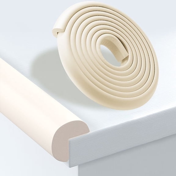 L Shape Furniture Edge Protectors Foam Safety Strips Anti Collision Corner Guard Bumper For Cabinet Stair Fireplace Countertop Baby Proofing Household Essentials