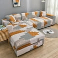 thumbnail image 1 of L Shape Sofa Covers Spandex for Living Room Gray Slipcover Stretch Sofa Chair Cover Corner Sofa Couch Cover Elastic Funda Sofa, 1 of 5