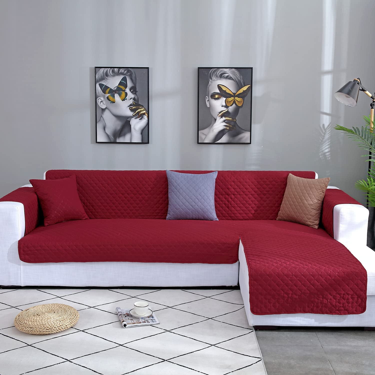 Slipcover for sectional with chaise lounge sale