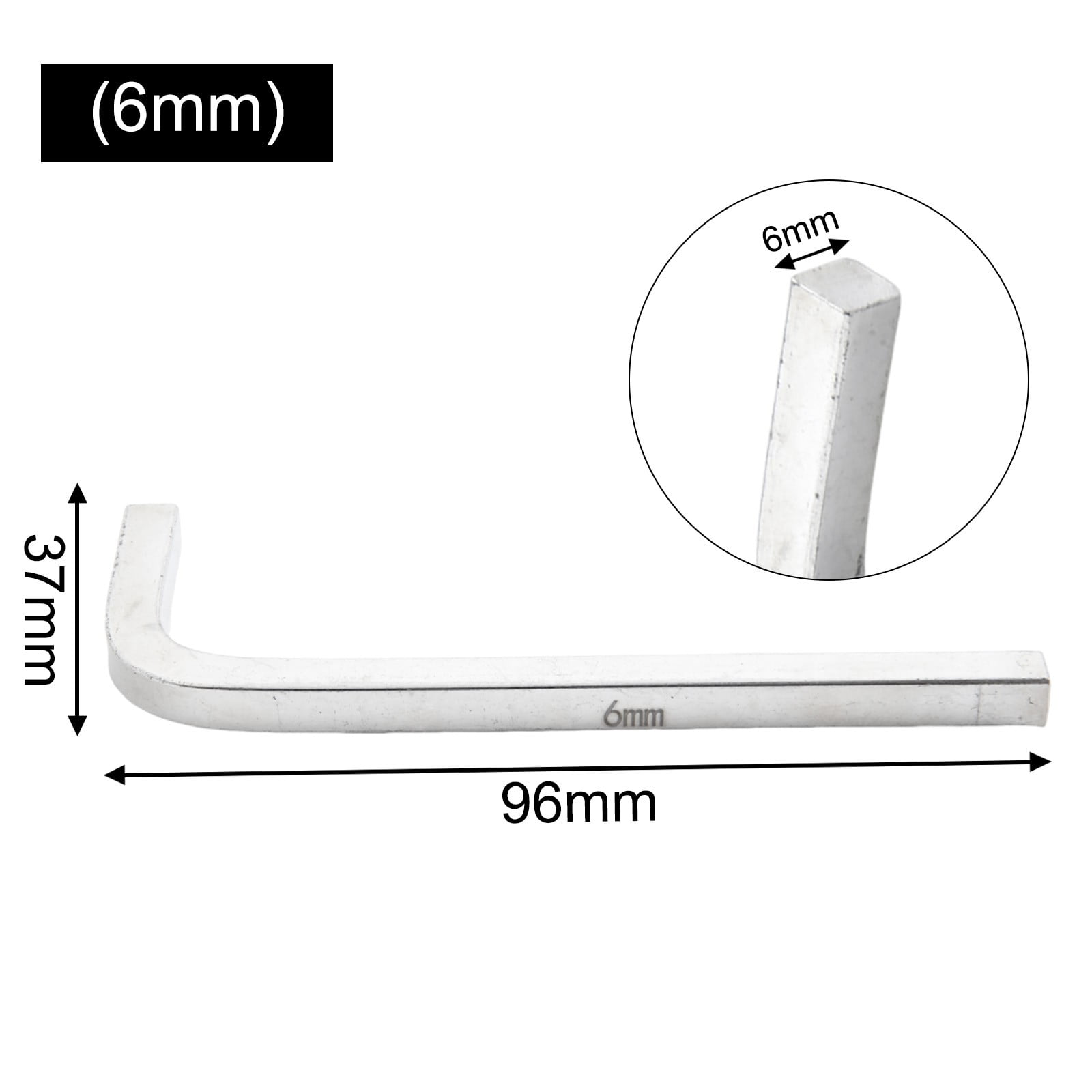 L Shape Square Head Wrench Set for Tightening Square Screws 310mm