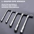 thumbnail image 1 of L Shaped Angled Hex Socket Wrench Set | 6-Point Double-Head Elbow Wrench for Mechanics | 9mm Size | Chrome Plated Vanadium Steel | 1-Piece Tool Kit, 1 of 5