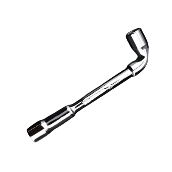 L Shaped Angled Hexagonal Socket Wrench Steel Double Ended Elbow Pipe Socket Spanner for Mechanics Repair 6/8/10/12mm
