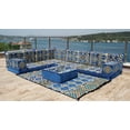 thumbnail image 1 of L Shaped Arabic Floor Sofa Set, Blue Floor Cushions, Patio Sofas, Terrace Sofa, Moroccan Sofas, Convertible Sofa Bed, Sleeper Sofa Bed, 1 of 4