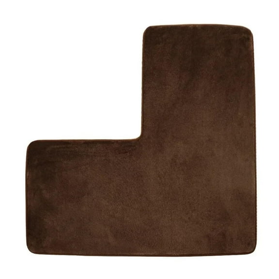 L-Shaped Bath Mat, Bathroom Rug, Corner Bath Mat, Washable Carpet, Non-Slip Absorbent Corner Bath Mat, Soft Absorbent Floor Mat for L-Shaped Spaces