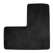 Corner Shower Mat - Reversible Dual Color Non-Slip Quadrant PVC Floor Mat For Bathroom