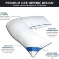 thumbnail image 1 of L Shaped Bed & Body Support Pillow for Side Sleepers, 1 of 5