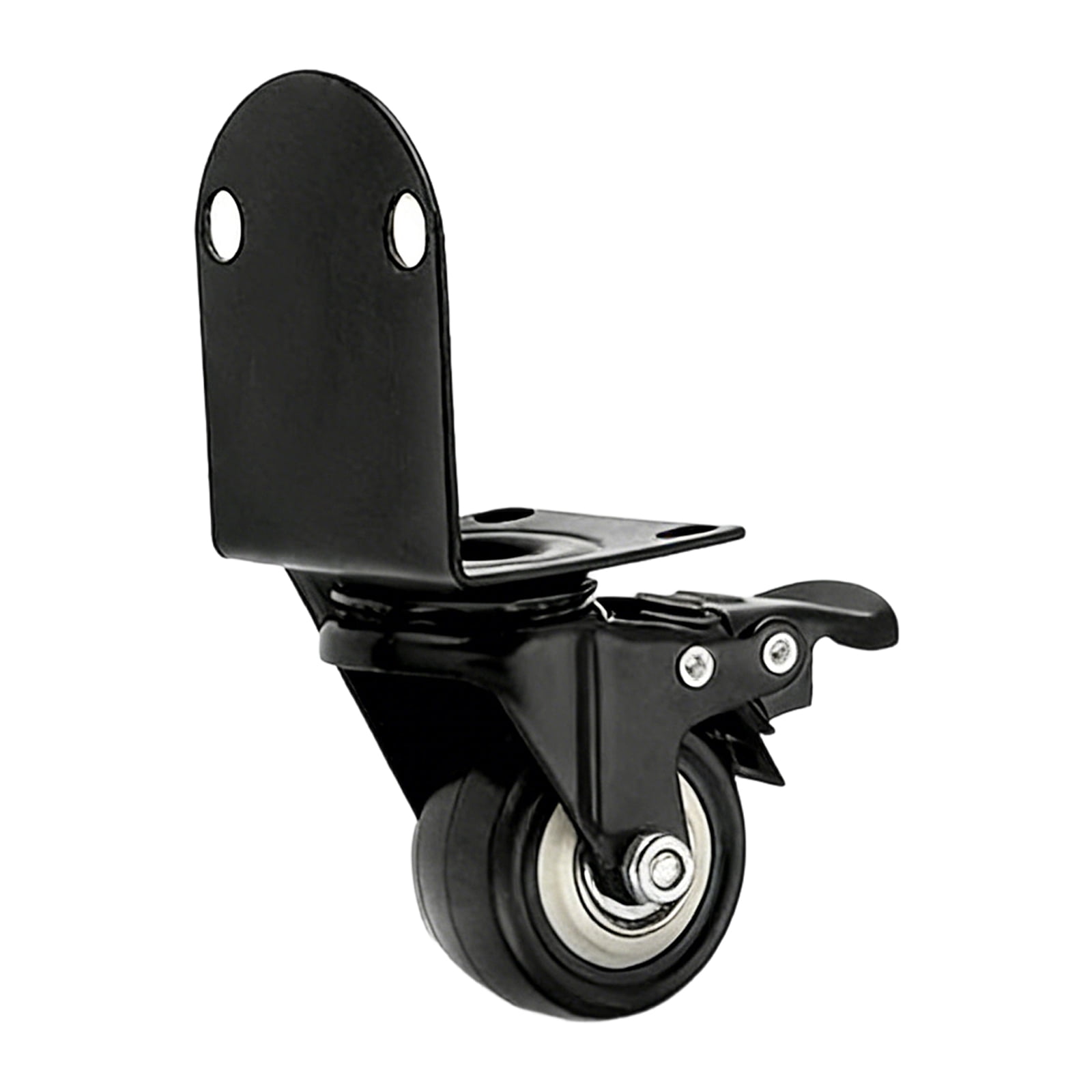 L Shaped Bracket Casters Rolling Wheel Cabinet Table Mounted Fixed ...