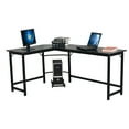 thumbnail image 1 of L-Shaped Computer Desk with CPU Stand, Industrial Office Corner Desk, Writing Study Table, Wood Tabletop Home Gaming Desk with Metal Frame, Large 2 Person Table for Home Office Workstation, K67, 1 of 8